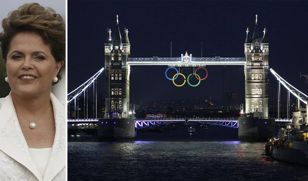 Dilma vai a Londres para ver Jogos e tratar da crise