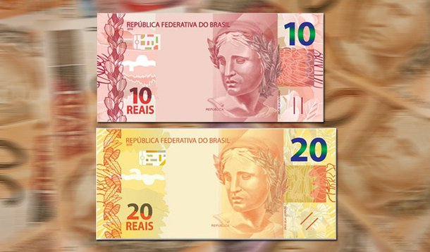 Banco Central lança novas cédulas de R$ 10 e R$ 20