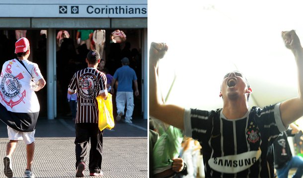 Cores do Corinthians tomam 'day after' em SP