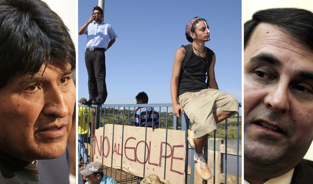 Alvo, Evo fecha sua embaixada no Paraguai