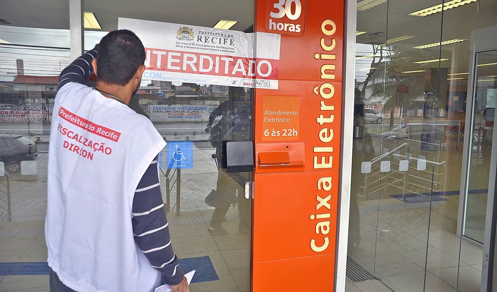 Mais uma agência bancária é fechada no Recife