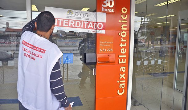 Mais uma agência bancária é fechada no Recife
