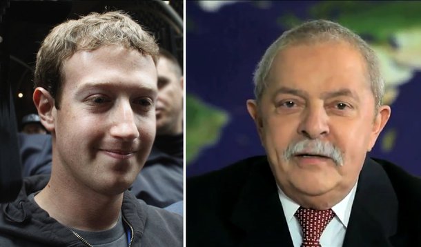 Lula dá uma força a Zuckerberg antes do IPO