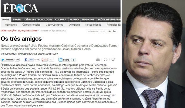Marconi sai da defesa e ataca revista Época
