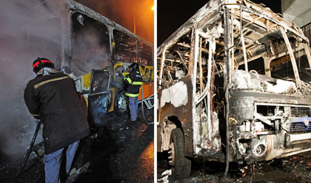 17º ônibus incendiado alerta motoristas em São Paulo