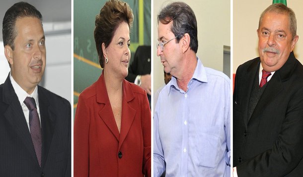Conversa comprida entre Eduardo Campos, Dilma, Lula e João da Costa