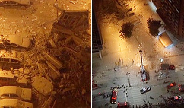 Edifício Liberdade, no Rio: dois mortos, 14 resgatados