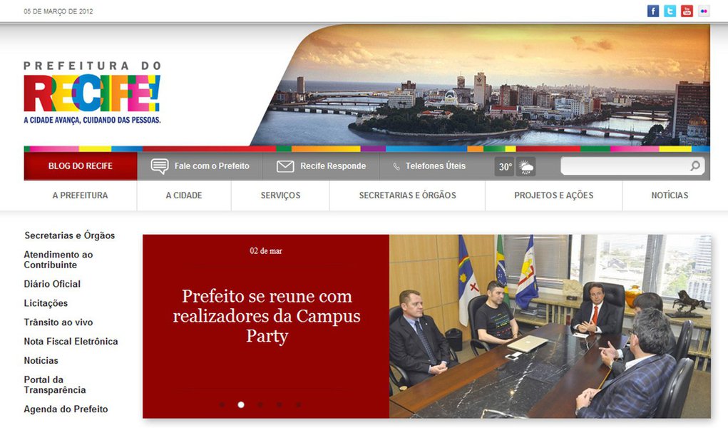 PCR de cara nova na web