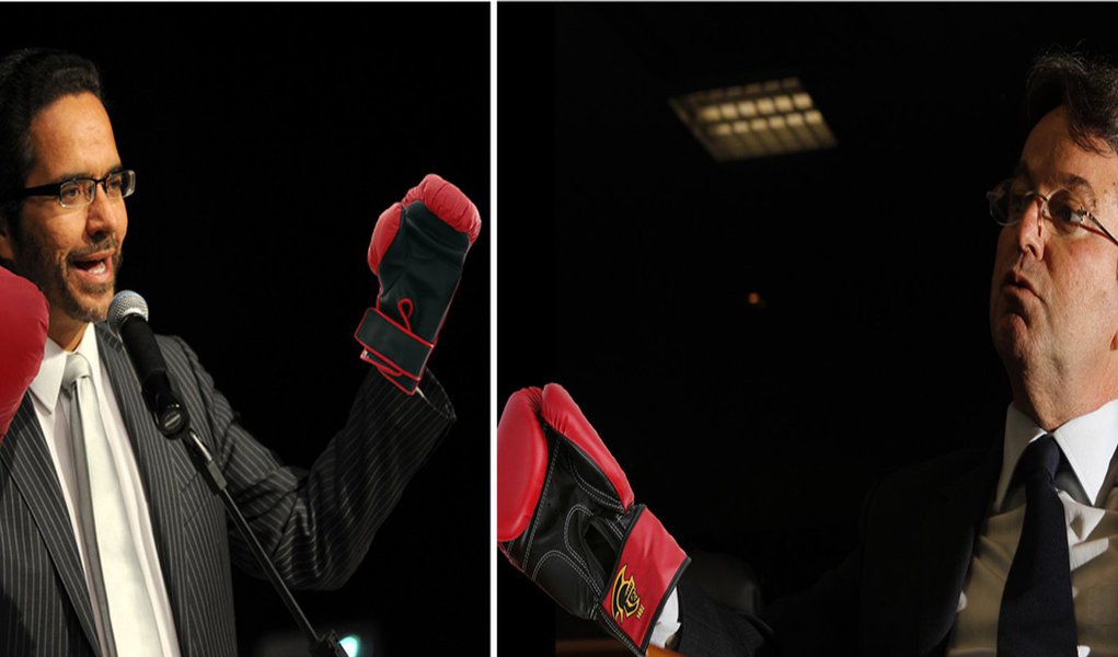 O primeiro round não foi nada amistoso