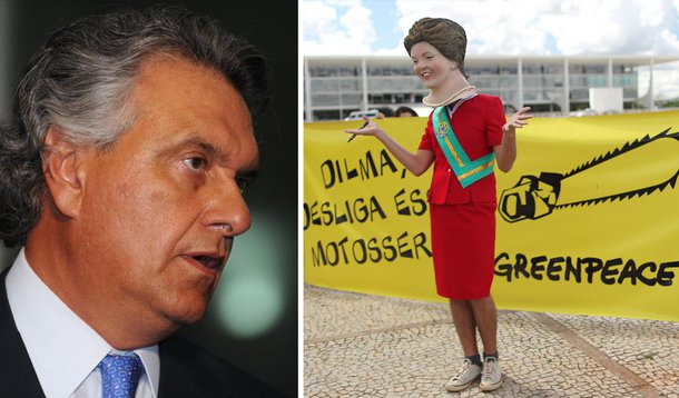 Caiado vê Dilma arrogante e Greenpeace ironiza vetos