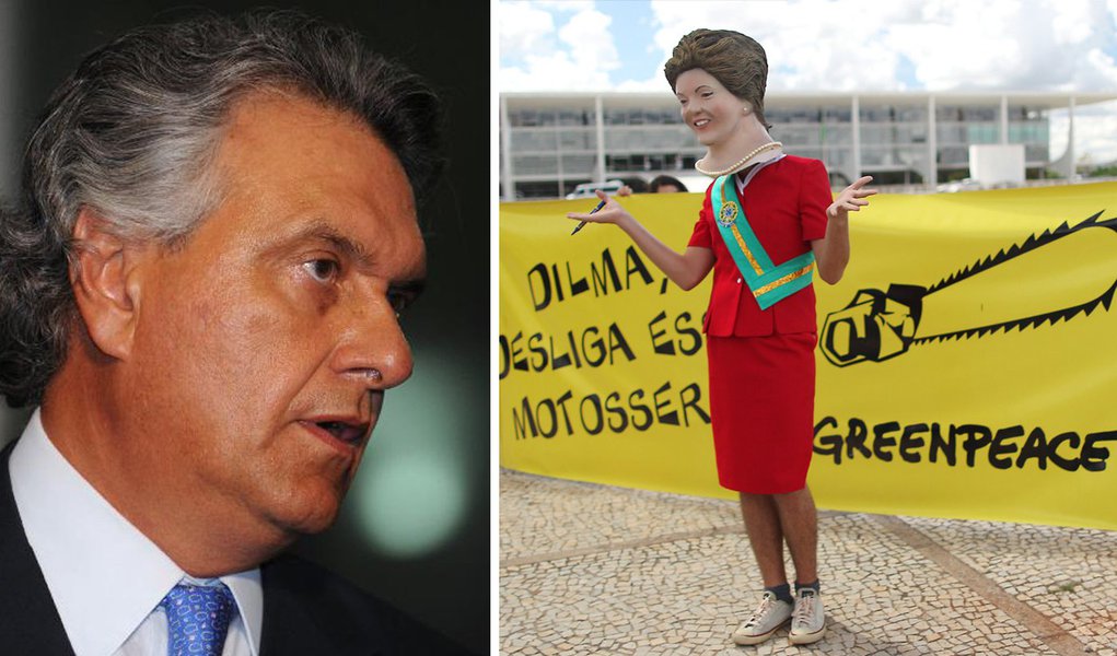 Caiado vê Dilma arrogante e Greenpeace ironiza vetos