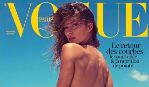 Cheio de areia, bumbum de Gisele Bundchen é destaque no Twitter