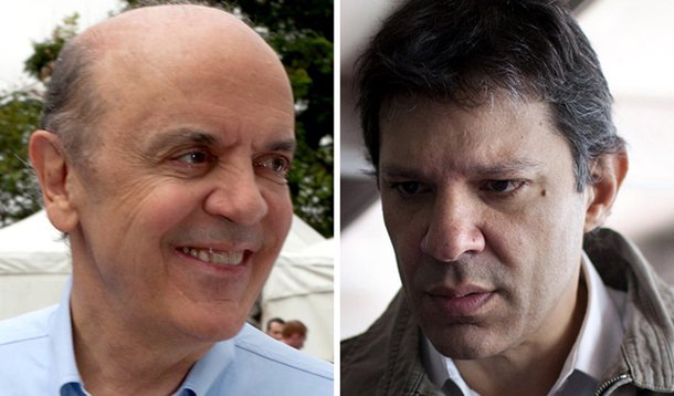 Ibope: José Serra bate Fernando Haddad por 10 a 1