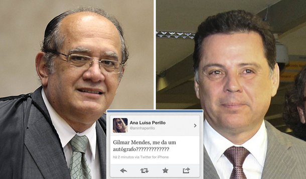 Pelo Twitter, filha de Marconi exalta Gilmar