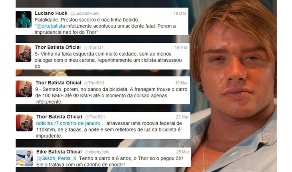 Perícia aponta mentira de Thor e imprudência de Luciano Huck