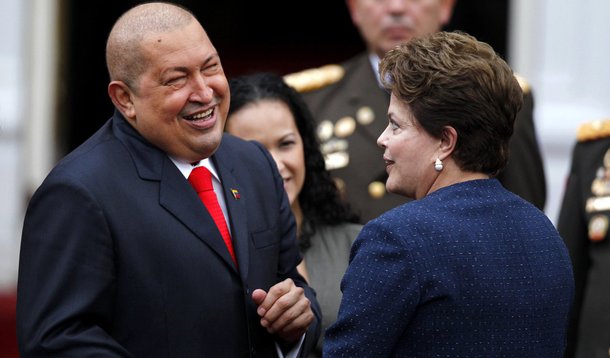 Chávez sai ganhando em reunião com Dilma