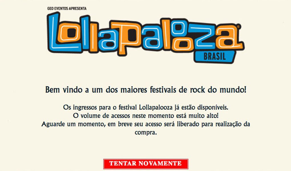 Organização do Lolla tenta normalizar vendas