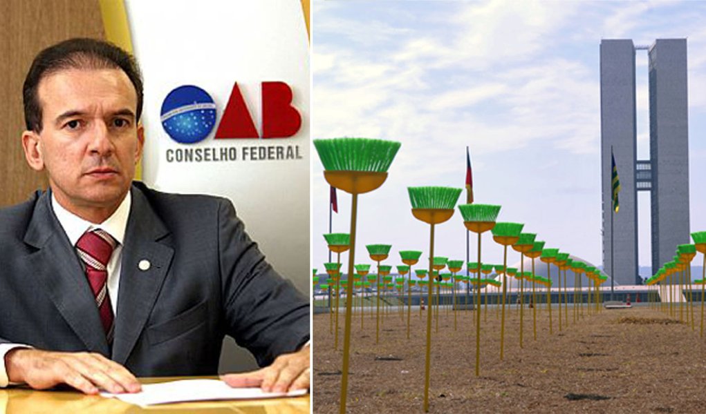 Ophir, faxineiro da OAB, pode agora ser varrido