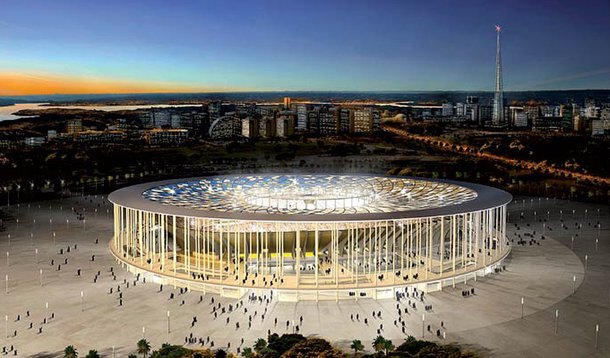Brasília constroi um estádio para shows