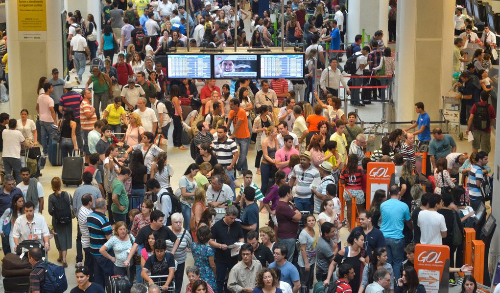 Chuvas param principais aeroportos do país