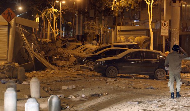 Cinco resgatados em desabamentos no Rio