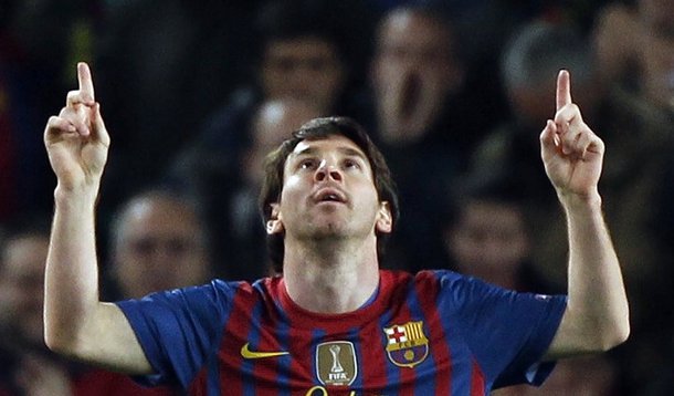 Messi dá show, marca cinco gols e Barcelona avança