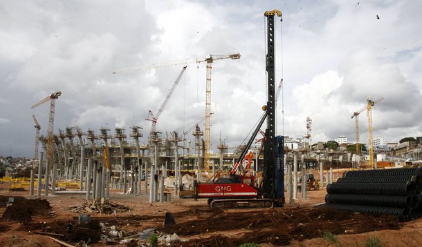 Obras da Arena Fonte Nova atingem 51%
