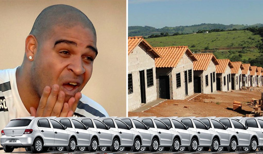 Adriano: a cada 3 segundos um salário mínimo