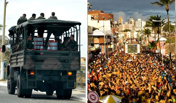 Greve termina na Bahia e PM atua no Carnaval