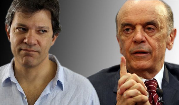 Haddad quer Serra e polarização PT-PSDB
