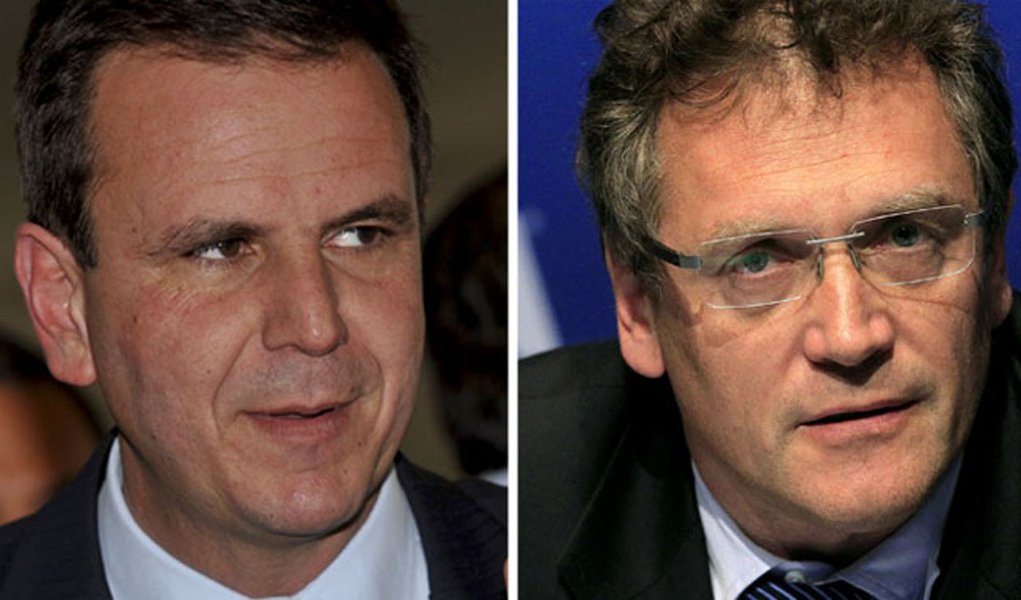 Paes defende Valcke: "o mais equilibrado da Fifa"