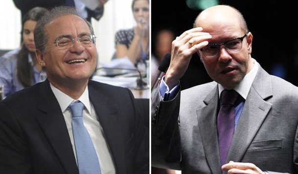 As gargalhadas de Renan na noite de Brasília