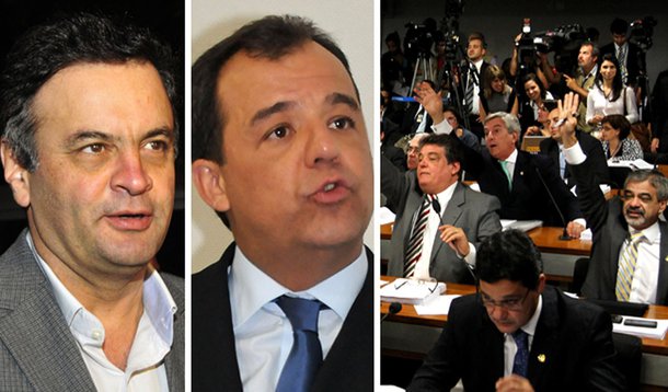 Aécio articula por Cabral e fica bem com PMDB