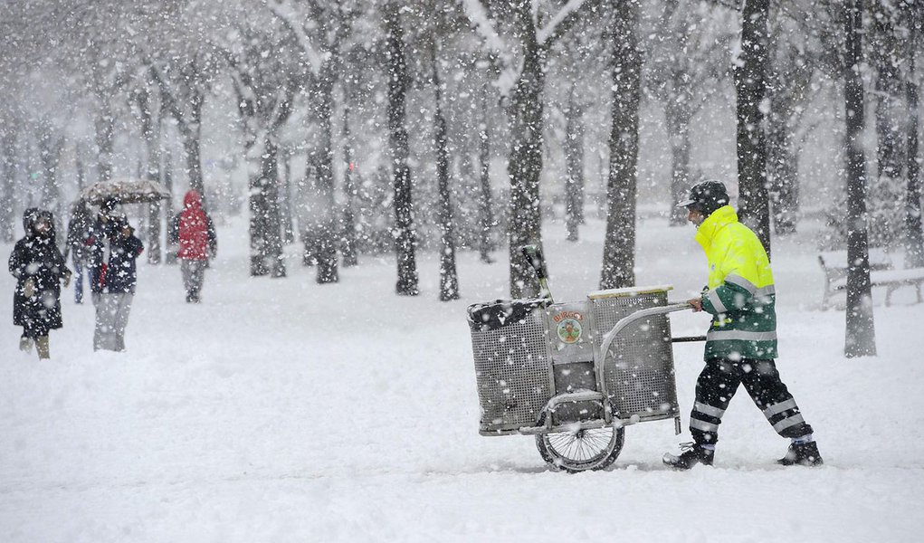 Frio na Europa é fruto do aquecimento global