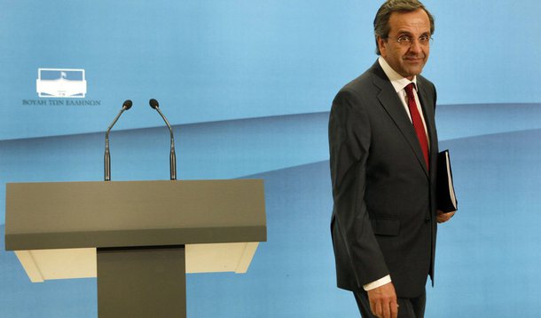 Antonis Samaras é nomeado premiê da Grécia