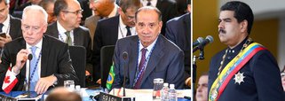 A Organização dos Estados Americanos (OEA) aprovou na noite de terça-feira uma resolução convocando uma assembleia extraordinária para votar a suspensão da Venezuela do grupo de 34 países-membros, após a contestada reeleição do presidente venezuelano, Nicolás Maduro, no mês passado