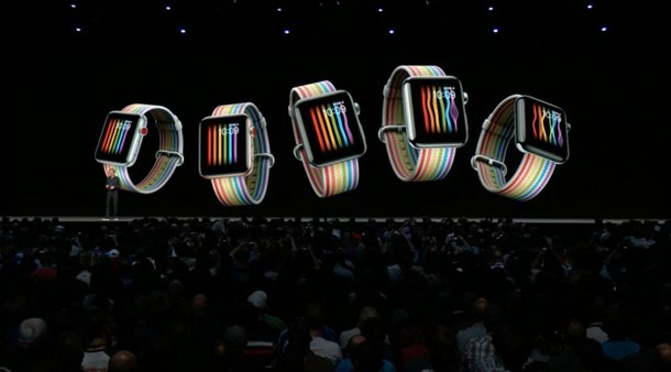 Apple Watch no WWDC18. Foto: Reprodução/Apple
