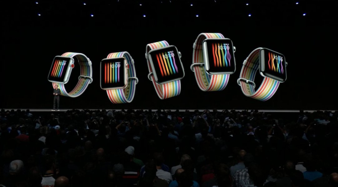 Apple Watch no WWDC18. Foto: Reprodução/Apple