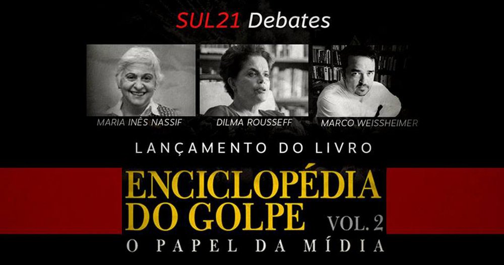 O livro traz 28 textos de jornalistas, cientistas políticos, economistas, juristas e ativistas que tratam sobre como a mídia corporativa influenciou na efetivação do impeachment de Dilma Rousseff, em 2016; a ex-presidente estará presente ao lançamento, na quinta-feira (7), e vai participar de um debate