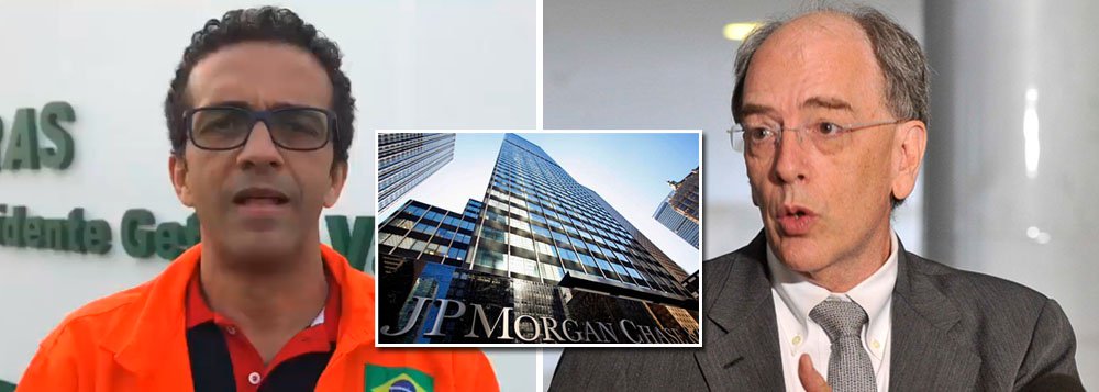 A Federação Única dos Petroleiros (FUP), coordenada por José Maria Rangel, ingressou com uma Ação Civil Pública contra o ex-presidente da Petrobras Pedro Parente por improbidade administrativa; a ação cobra a anulação do pagamento de US$ 600 milhões (cerca de R$ 2,2 bilhões) que a estatal fez em maio ao banco J.P. Morgan, numa transação autorizada por Parente, que é sócio do presidente do banco no Brasil, José de Menezes Berenguer Neto; o gesto revela conflito de interesses