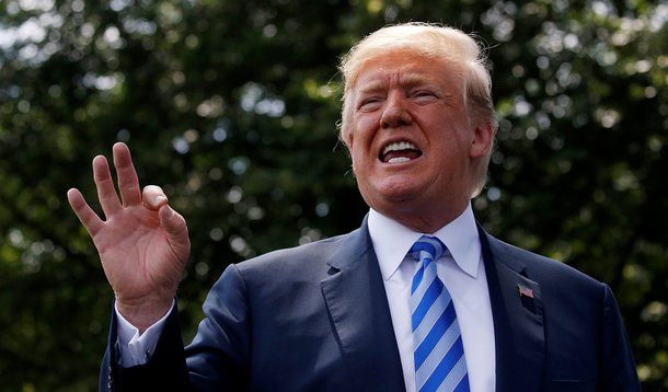 Presidente dos EUA, Donald Trump, na Casa Branca 01/06/2018 REUTERS/Leah Millis
