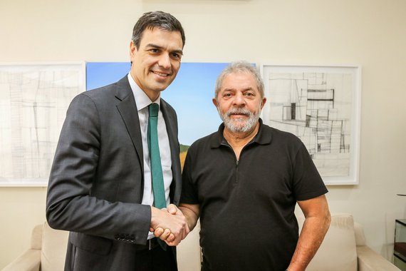 Lula e Pedro Sánchez 