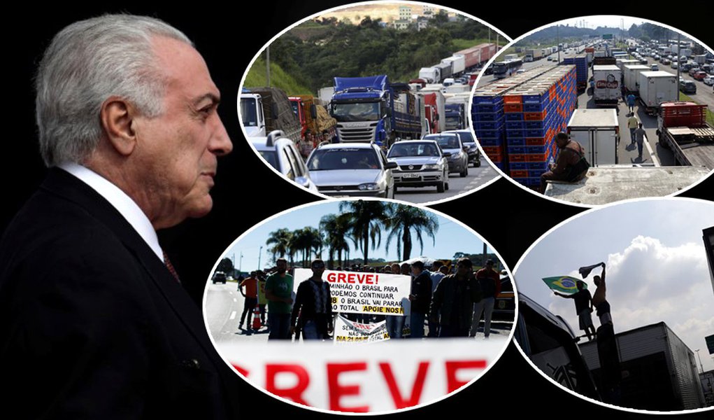 temer 
greve caminhoneiros
caminhao