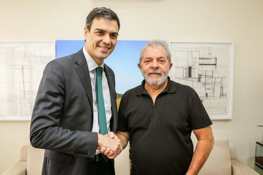 Lula e Pedro Sánchez 
