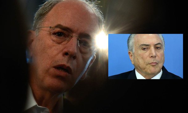 Pedro Parente e Michel Temer 