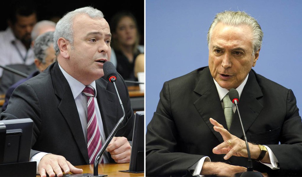 Júlio Delgado e Michel Temer