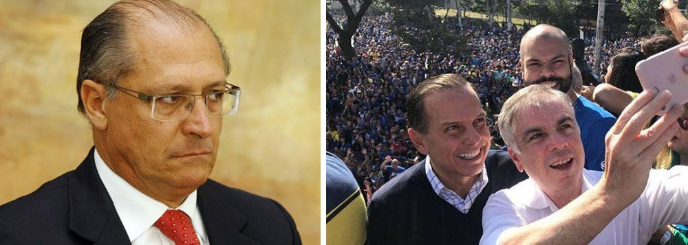 Pré-candidato ao governo de São Paulo pelo PSDB, o ex-prefeito João Doria disse nesta quinta-feira, 31, que o empresário Flavio Rocha, presidenciável do PRB, e o ex-governador Geraldo Alckmin "estarão juntos" na disputa pelo Palácio do Planalto; declaração irritou aliados de Alckmin, que consideram precipitado o gesto de Doria