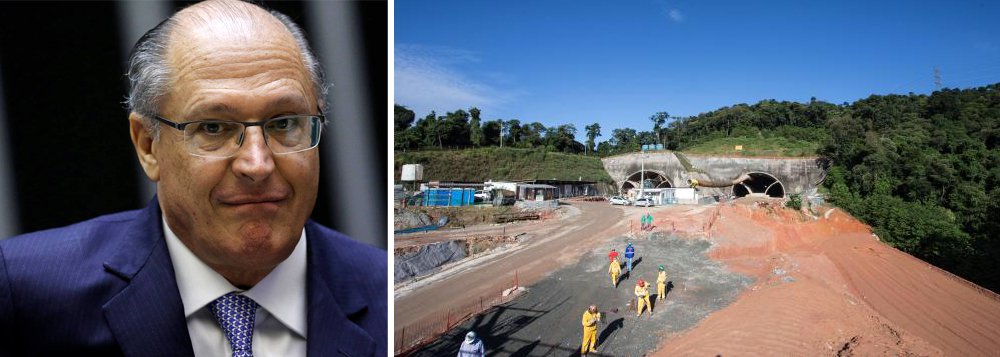 Iniciada em 2013 pelo então governador Geraldo Alckmin, pré-candidato a presidente do PSDB, as obras do trecho norte do Rodoanel tiveram superfaturamento de pelo menos R$ 55,6 milhões em favor da OAS, mostra fiscalização do TCU; é a primeira vez que um órgão de fiscalização aponta "graves indícios de irregularidades" envolvendo as obras do Rodoanel Norte