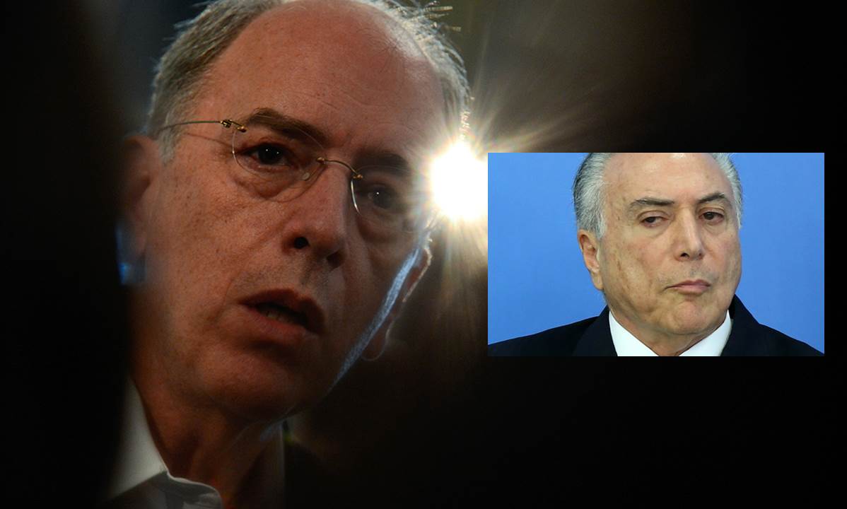 Pedro Parente e Michel Temer 