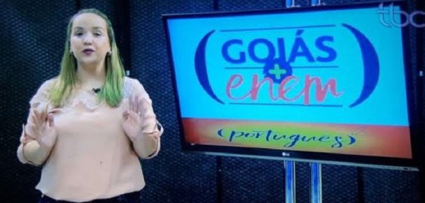 O programa Goiás + Enem na TV, da nova TV Brasil Central (TBC), chega à sua quinta edição neste domingo (3), com aulas que serão ministradas pelos professores Pedro Turco (história), Aline Márcia (matemática) e Sarah Ramiro (português); apresentado por Johnny Botelho e Manuela Guerra, o programa é uma maratona gratuita de aulas com os temas mais recorrentes do Enem, e vai ao ar aos domingos a partir 10h30 na nova TBC